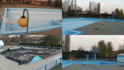 Areál koupaliště Hulín - sdružené snímky