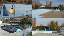 Areál koupaliště Hulín - sdružené snímky