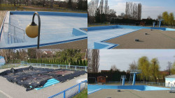 Areál koupaliště Hulín - sdružené snímky