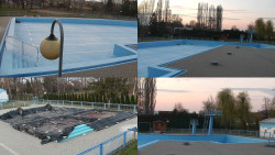 Areál koupaliště Hulín - sdružené snímky