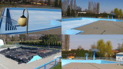 Areál koupaliště Hulín - sdružené snímky