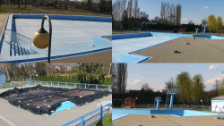 Areál koupaliště Hulín - sdružené snímky