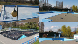 Areál koupaliště Hulín - sdružené snímky