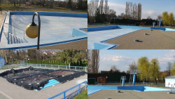 Areál koupaliště Hulín - sdružené snímky