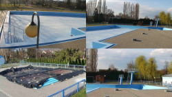 Areál koupaliště Hulín - sdružené snímky