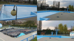 Areál koupaliště Hulín - sdružené snímky