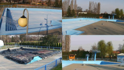 Areál koupaliště Hulín - sdružené snímky