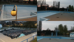 Areál koupaliště Hulín - sdružené snímky