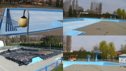 Areál koupaliště Hulín - sdružené snímky