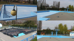 Areál koupaliště Hulín - sdružené snímky