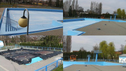 Areál koupaliště Hulín - sdružené snímky