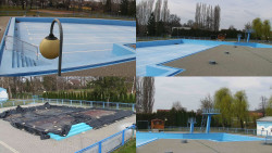 Areál koupaliště Hulín - sdružené snímky