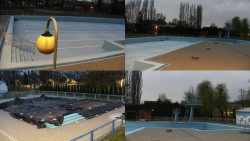 Areál koupaliště Hulín - sdružené snímky