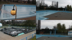 Areál koupaliště Hulín - sdružené snímky