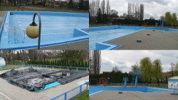 Areál koupaliště Hulín - sdružené snímky