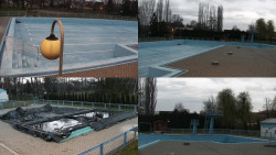 Areál koupaliště Hulín - sdružené snímky