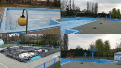 Areál koupaliště Hulín - sdružené snímky