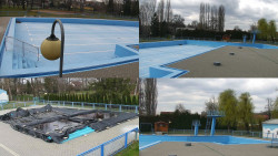 Areál koupaliště Hulín - sdružené snímky