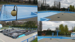 Areál koupaliště Hulín - sdružené snímky