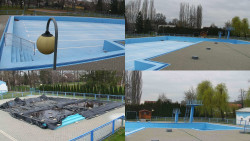 Areál koupaliště Hulín - sdružené snímky