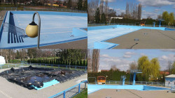 Areál koupaliště Hulín - sdružené snímky