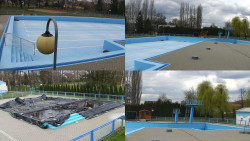 Areál koupaliště Hulín - sdružené snímky