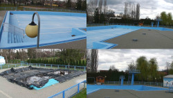 Areál koupaliště Hulín - sdružené snímky