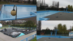 Areál koupaliště Hulín - sdružené snímky