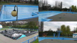 Areál koupaliště Hulín - sdružené snímky