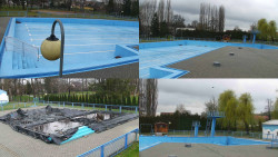 Areál koupaliště Hulín - sdružené snímky