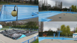 Areál koupaliště Hulín - sdružené snímky