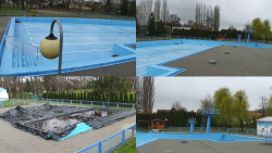 Areál koupaliště Hulín - sdružené snímky