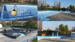 Areál koupaliště Hulín - sdružené snímky