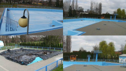 Areál koupaliště Hulín - sdružené snímky