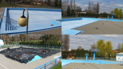 Areál koupaliště Hulín - sdružené snímky