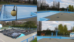 Areál koupaliště Hulín - sdružené snímky