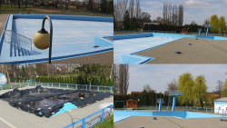 Areál koupaliště Hulín - sdružené snímky