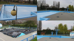 Areál koupaliště Hulín - sdružené snímky