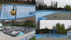 Areál koupaliště Hulín - sdružené snímky