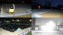 Areál koupaliště Hulín - sdružené snímky