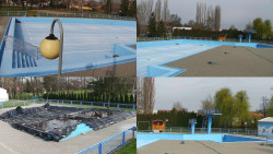 Areál koupaliště Hulín - sdružené snímky