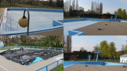 Areál koupaliště Hulín - sdružené snímky