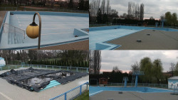 Areál koupaliště Hulín - sdružené snímky