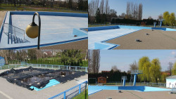 Areál koupaliště Hulín - sdružené snímky