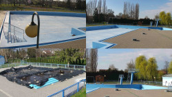 Areál koupaliště Hulín - sdružené snímky