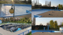 Areál koupaliště Hulín - sdružené snímky