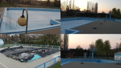 Areál koupaliště Hulín - sdružené snímky