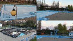 Areál koupaliště Hulín - sdružené snímky