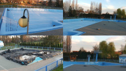 Areál koupaliště Hulín - sdružené snímky