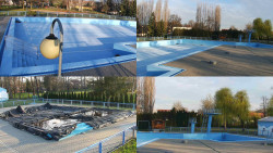 Areál koupaliště Hulín - sdružené snímky